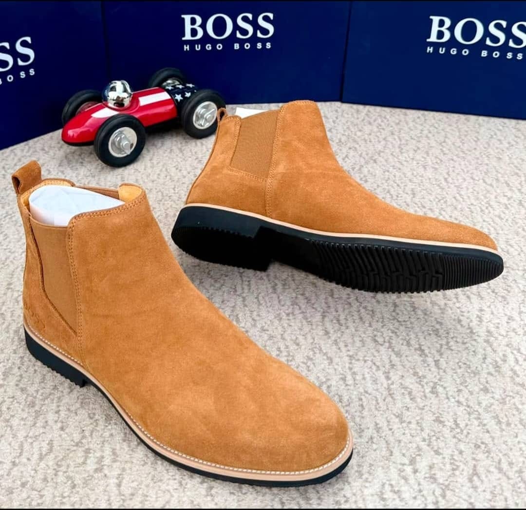 Tan Suede Chelsea Boot